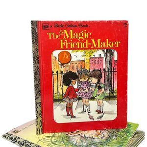 The Magic Friend Maker Vintage Little Golden Book 2nd Golden Press Printing 1977